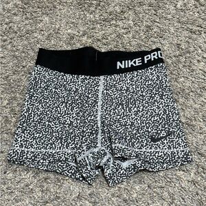 Nike Pro Black and White Spandex